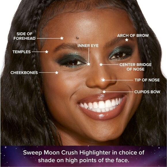 Too Faced Moon Crush Out of This World Highlighter Shooting Star New with Box - Picture 9 of 12